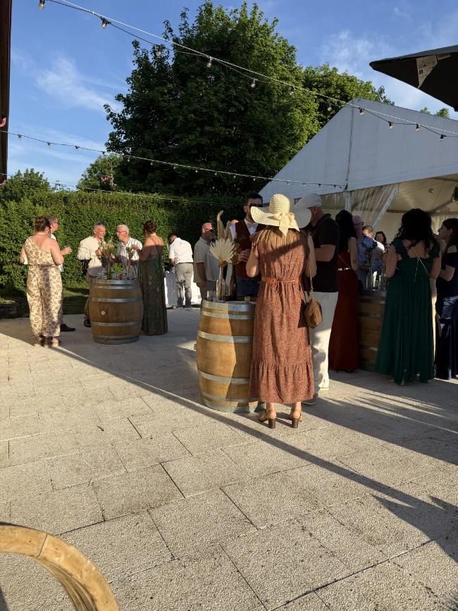 vin honneur mariage sous chapiteau